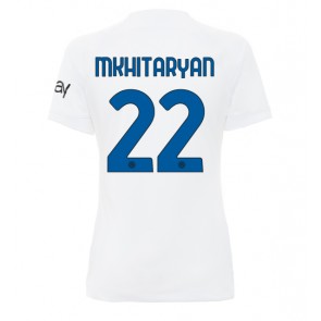 Inter Milan Henrikh Mkhitaryan #22 Dámské Venkovní Dres 2023-24 Krátký Rukáv